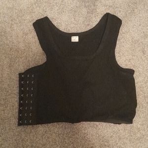 Black trans binder size small